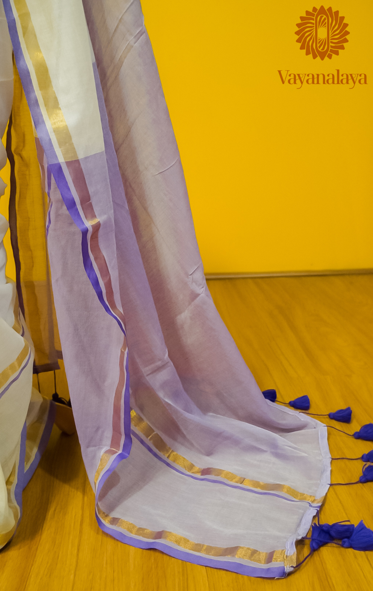Chandrika – Lavender Grace Mul Cotton Saree