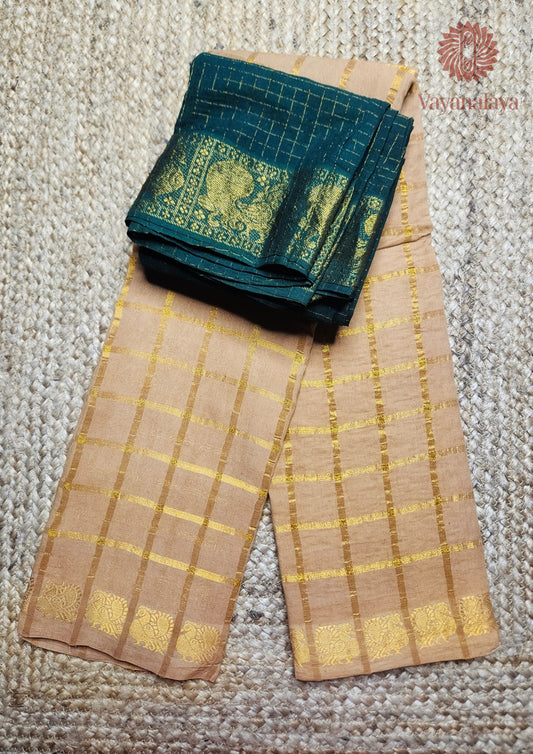 Madurai zari kattam sungudi saree