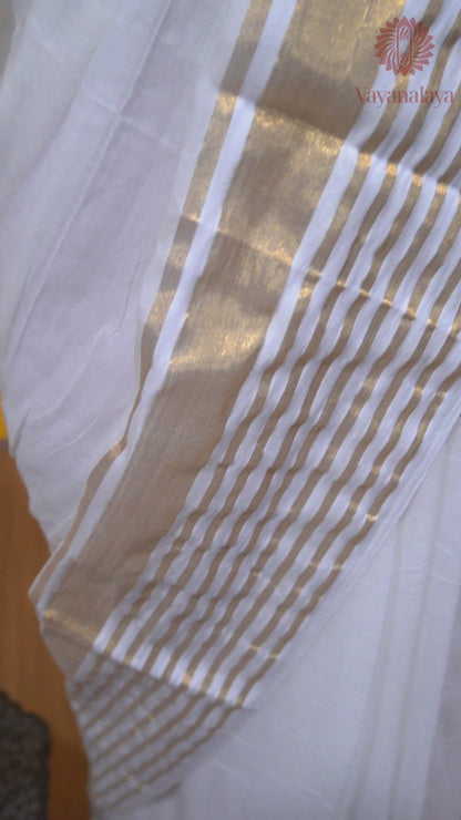 Chandrika – Golden Stripes Elegance